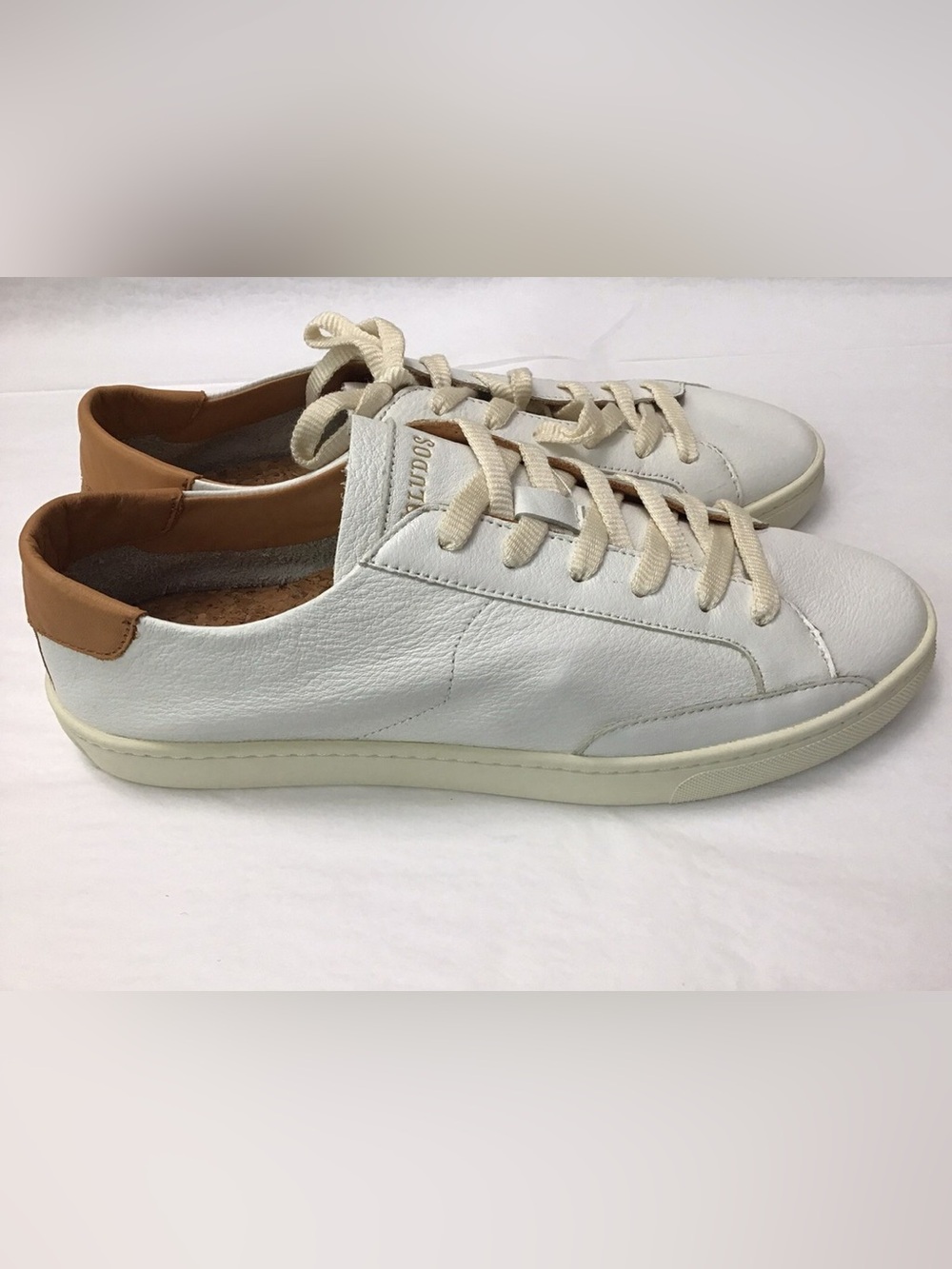 Soludos Ibiza Classic Leather Cork Sneaker Size 11